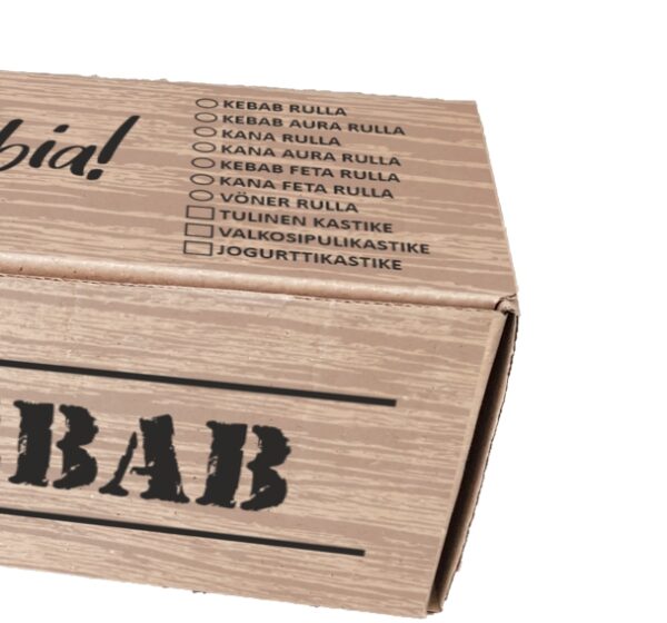 Rullakebab box 100 kpl. – Pizzaboksi